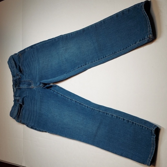 Lands' End Denim High Rise 7/8 Slim Ankle Jeans Size 4 - Picture 1 of 10